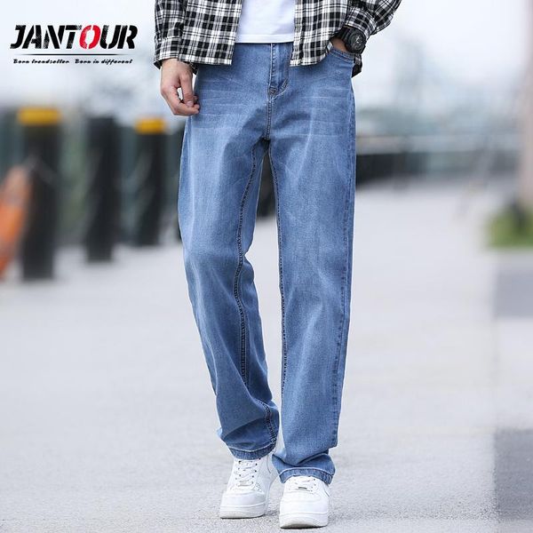 men's jeans jantour brand 2021 spring autumn style business casual loose fit elastic classic trousers blue pants male
men's jeans jantour brand 2021 spring autumn style business casual loose fit elastic classic trousers blue pants male