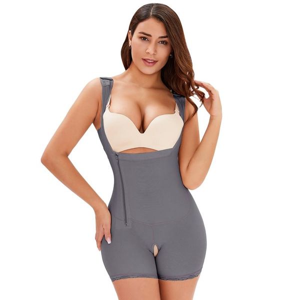 shapewear for women tummy control fajas colombianas seamless waist firm control body shaper zipper open bust bodysuit, Black;white
shapewear for women tummy control fajas colombianas seamless waist firm control body shaper zipper open bust bodysuit, Black;white