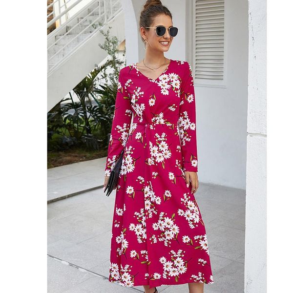casual dresses leosoxs spring autumn v neck long sleeve empire maxi women's dress fashion bohemia flowers print party lady vestidos, Black;gray
casual dresses leosoxs spring autumn v neck long sleeve empire maxi women's dress fashion bohemia flowers print party lady vestidos, Black;gray