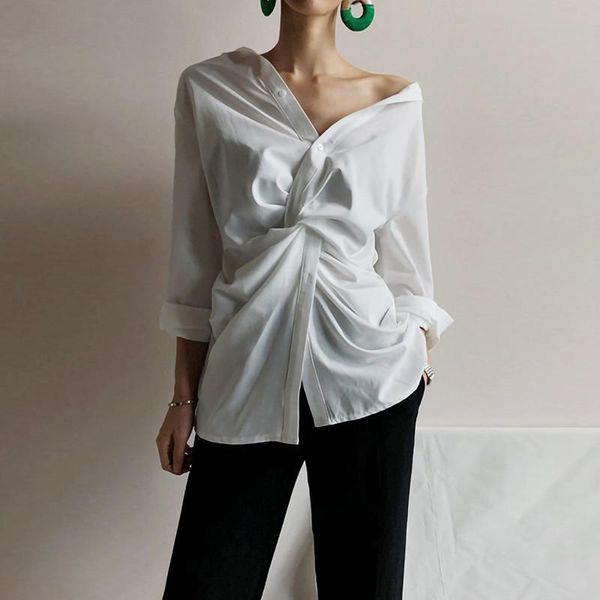 yourseason spring autumn v neck ladies off shoulder blouses 2021 new fashion female cross design irregular loose shirts, White
yourseason spring autumn v neck ladies off shoulder blouses 2021 new fashion female cross design irregular loose shirts, White