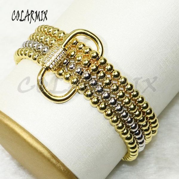 3pcs s oval lock charm bracelets 4 beaded bracelet fashion jewelry for women cubic zircon bracelets accessories gift 503271, Golden;silver
3pcs s oval lock charm bracelets 4 beaded bracelet fashion jewelry for women cubic zircon bracelets accessories gift 503271, Golden;silver