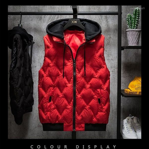 men's vests 4xl plus size men 2021 spring and autumn down cotton vest male thick warm casual coats1, Black;white
men's vests 4xl plus size men 2021 spring and autumn down cotton vest male thick warm casual coats1, Black;white