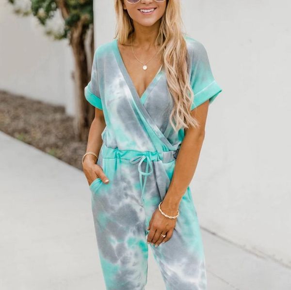 women's tracksuits casual 2 pieces tie dye printed set women v-neck blouse + loose trousers pullover comform homewear femael gradient p, Gray
women's tracksuits casual 2 pieces tie dye printed set women v-neck blouse + loose trousers pullover comform homewear femael gradient p, Gray