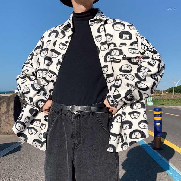 winter men's flower colour woolen blends material loose overcoat short windbreaker thicken keep warm wool jacket cashmere coat1, Black
winter men's flower colour woolen blends material loose overcoat short windbreaker thicken keep warm wool jacket cashmere coat1, Black