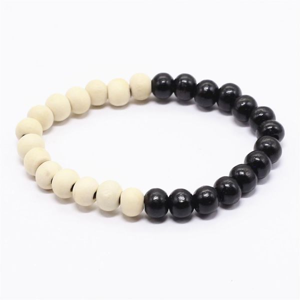 new fashion friends boho strand couple bracelet men bileklik wood beaded bracelets for women pulseras mujer hombre jewelry 2019 bbythp, Golden;silver