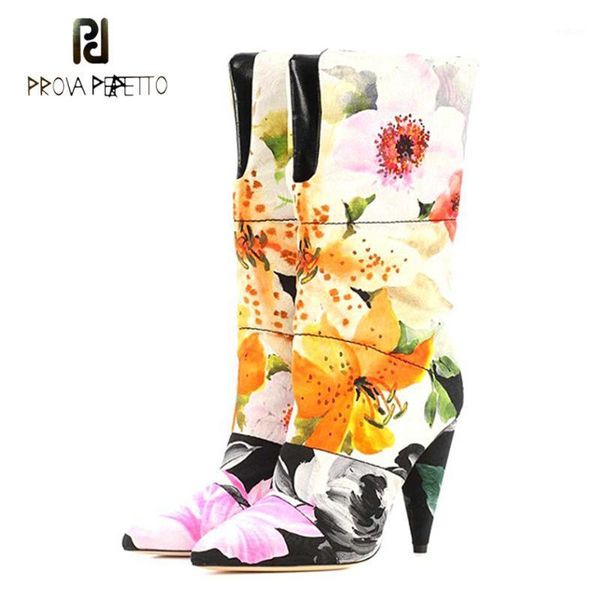 prova perfetto new design high heel snow boots print flowers pointed toe real leather short boots women warm winter shoes1, Black
prova perfetto new design high heel snow boots print flowers pointed toe real leather short boots women warm winter shoes1, Black