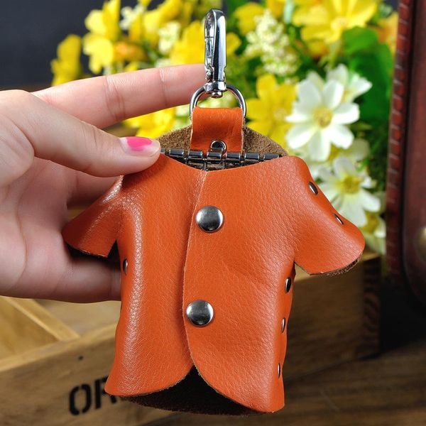 keychains female key chain bag creative korean version clothes style genuine cowhid durable wild storage, Silver
keychains female key chain bag creative korean version clothes style genuine cowhid durable wild storage, Silver