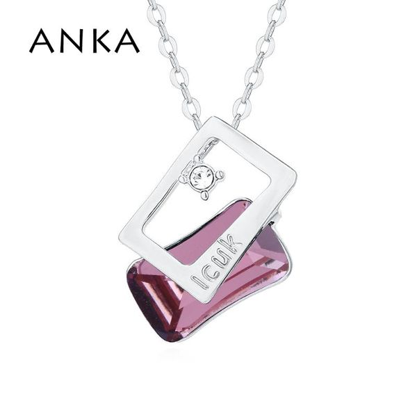 pendant necklaces anka fashionable lcuky crystal necklace crystals from austria #137396, Silver
pendant necklaces anka fashionable lcuky crystal necklace crystals from austria #137396, Silver