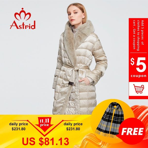 astrid new winter women's coat women long warm parka jacket with rabbit fur hood large sizes female clothing design zr-7518 201103, Black
astrid new winter women's coat women long warm parka jacket with rabbit fur hood large sizes female clothing design zr-7518 201103, Black