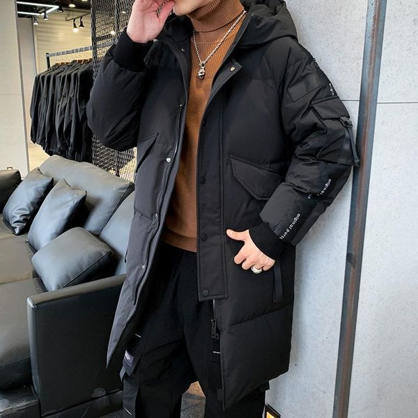 shang men's winter new korean version of chaozhou hooded coat for men's wear thickened warm and loose down jacket for men, Black
shang men's winter new korean version of chaozhou hooded coat for men's wear thickened warm and loose down jacket for men, Black