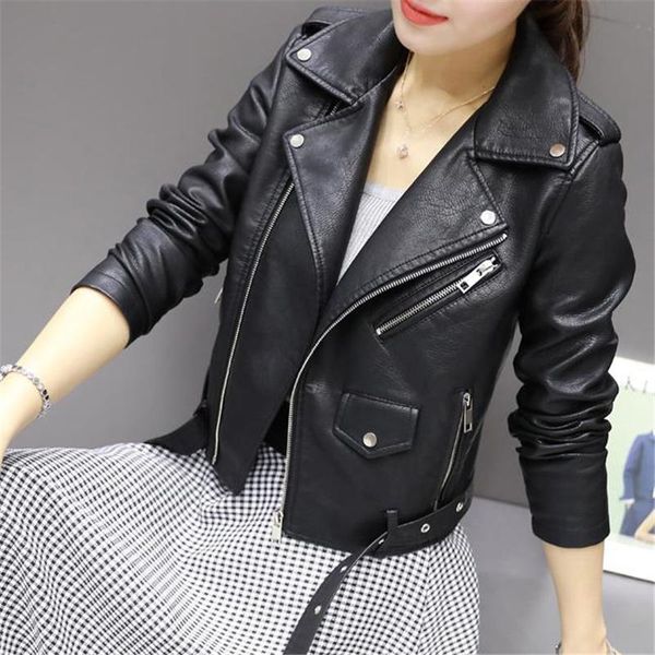 spring autumn pu leather jacket women fashion bright colors black motorcycle coat female short soft faux leather jackets sf847
spring autumn pu leather jacket women fashion bright colors black motorcycle coat female short soft faux leather jackets sf847