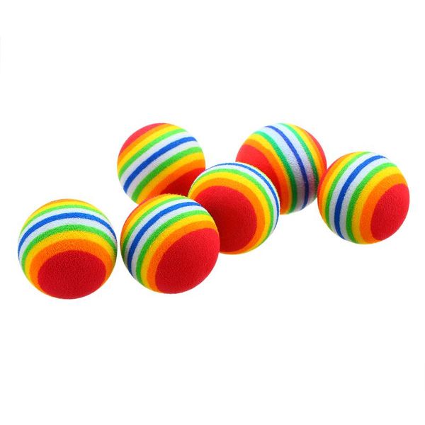 6pcs rainbow play balls soft foam pet cat dog coloured soft foam play chew chase balls 3.5cm diameter
6pcs rainbow play balls soft foam pet cat dog coloured soft foam play chew chase balls 3.5cm diameter