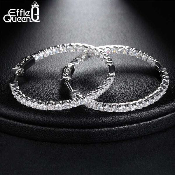 effie queen women big round hoop earrings luxury cubic zircon vintage circle loop earring silver color jewelry de137 220108, Golden;silver
effie queen women big round hoop earrings luxury cubic zircon vintage circle loop earring silver color jewelry de137 220108, Golden;silver