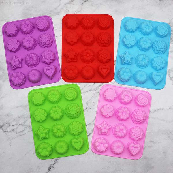 molds 12 different flower shape silicone chocolate candy cookie baking fondant mold cake decoration kitchen tool
molds 12 different flower shape silicone chocolate candy cookie baking fondant mold cake decoration kitchen tool