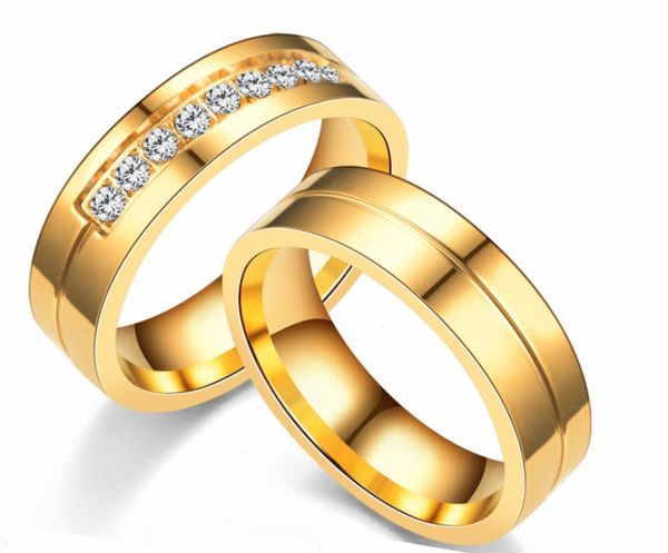 fashion stainless steel diamond inlaid couple ring european and american titanium steel zircon ring, Silver
fashion stainless steel diamond inlaid couple ring european and american titanium steel zircon ring, Silver