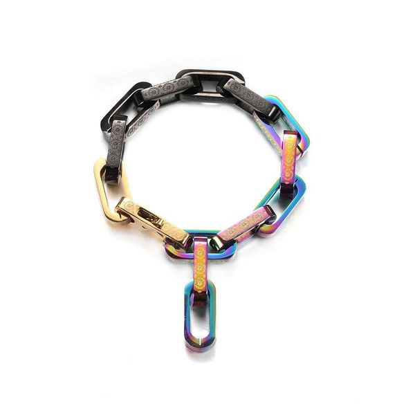 20designer tide brand fashion colorful bracelet hip hop elements square three-dimensional splicing bracelet selling jewelry jewelry gift, Black
20designer tide brand fashion colorful bracelet hip hop elements square three-dimensional splicing bracelet selling jewelry jewelry gift, Black