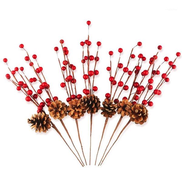 decorative flowers & wreaths 12 pcs simulation berry branch red bubble and pine cone set christmas decoration flower arrangement -12 inch1
decorative flowers & wreaths 12 pcs simulation berry branch red bubble and pine cone set christmas decoration flower arrangement -12 inch1