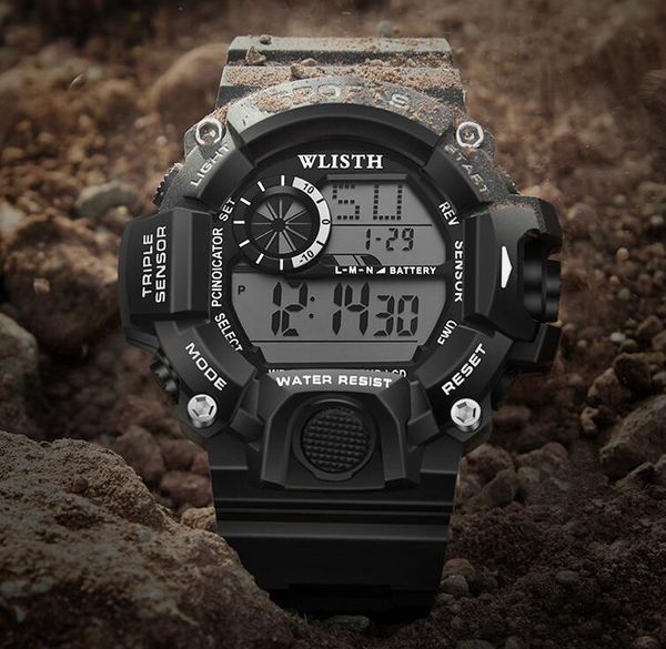 wlisth men green leisure sports special forces tactical watch multi-functional outdoor tide waterproof, Slivery;brown
wlisth men green leisure sports special forces tactical watch multi-functional outdoor tide waterproof, Slivery;brown