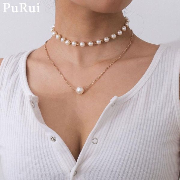 retro baroque pearl necklace 2pcs/set vintage boho gold color chain choker necklace for women fashion collar jewelry, Silver
retro baroque pearl necklace 2pcs/set vintage boho gold color chain choker necklace for women fashion collar jewelry, Silver