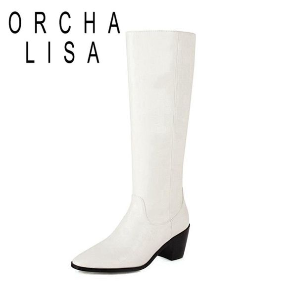 orchalisa ladies slip on under knee boots slip on 6.5cm square heel pointed toe fauxe leather big size 34-43 ridding c2181, Black
orchalisa ladies slip on under knee boots slip on 6.5cm square heel pointed toe fauxe leather big size 34-43 ridding c2181, Black