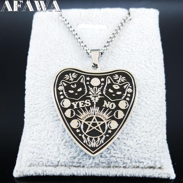 pendant necklaces divine cat moon witchcraft stainless steel black enamel chain necklace women silver color jewelry gargantilla n3274s02
pendant necklaces divine cat moon witchcraft stainless steel black enamel chain necklace women silver color jewelry gargantilla n3274s02