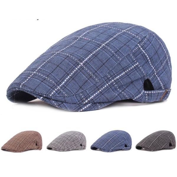 berets men women beret cap plaid sboy ivy flat adjustable spring summer sun hat artist painter, Blue;gray
berets men women beret cap plaid sboy ivy flat adjustable spring summer sun hat artist painter, Blue;gray