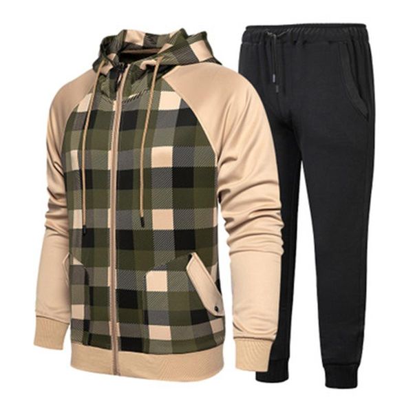 men's hoodies & sweatshirts mens tracksuit plus size plaid sweatshirt jogger sets spring autumn casual drawstring sportswear stylish fa, Black
men's hoodies & sweatshirts mens tracksuit plus size plaid sweatshirt jogger sets spring autumn casual drawstring sportswear stylish fa, Black