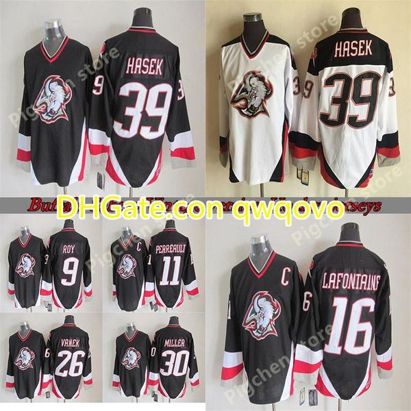 men's ccm vintage buffalo sabers jerseys 39 hasek 11 perreault 26 vanek 9 roy 30 miller 16 lafontaine throwback retro hockey jersey, Black;red
men's ccm vintage buffalo sabers jerseys 39 hasek 11 perreault 26 vanek 9 roy 30 miller 16 lafontaine throwback retro hockey jersey, Black;red