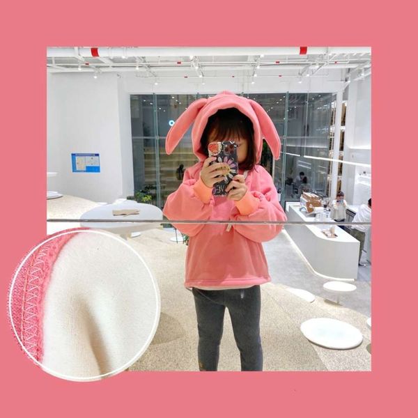 2020 children's autumn and winter plush thickened cartoon rabbit ear hooded girl's sweater korean baby pullover mnmc, Black
2020 children's autumn and winter plush thickened cartoon rabbit ear hooded girl's sweater korean baby pullover mnmc, Black