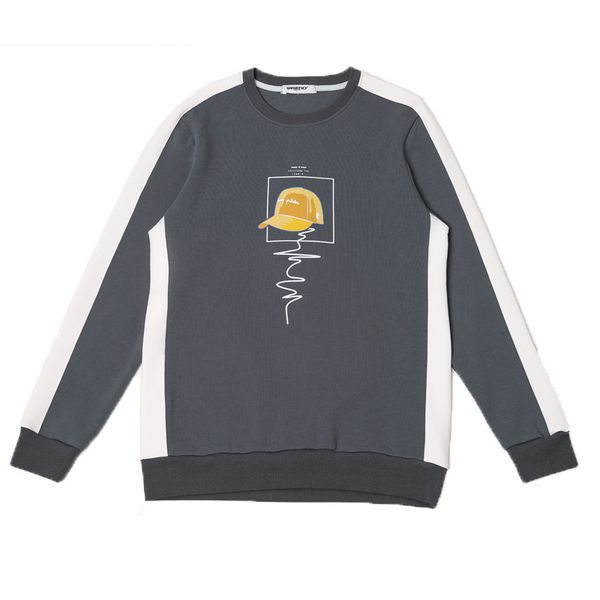 round neck sports casual long sleeve pullover bottomed shirt student sweater ldam. h men's fashion brand, Gray
round neck sports casual long sleeve pullover bottomed shirt student sweater ldam. h men's fashion brand, Gray