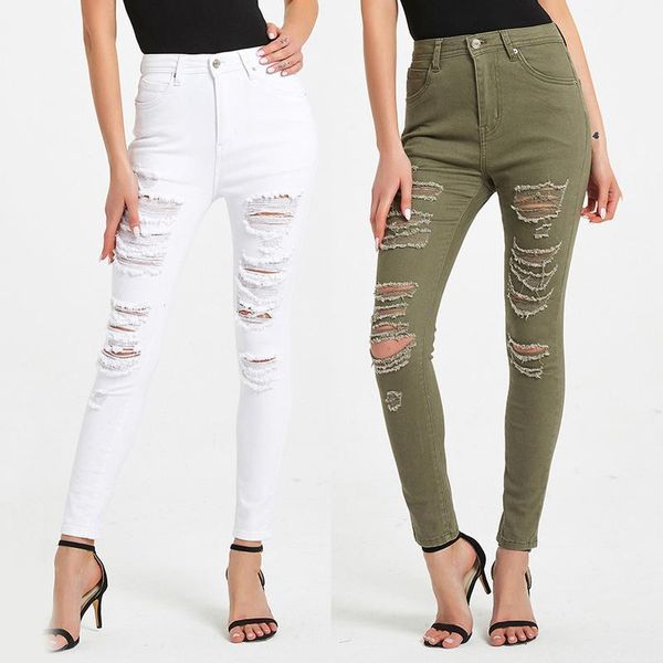 women skinny jeans green white hole ripped casual jeans pants for womens clothing vintage washed high waist denim trousers1, Blue
women skinny jeans green white hole ripped casual jeans pants for womens clothing vintage washed high waist denim trousers1, Blue