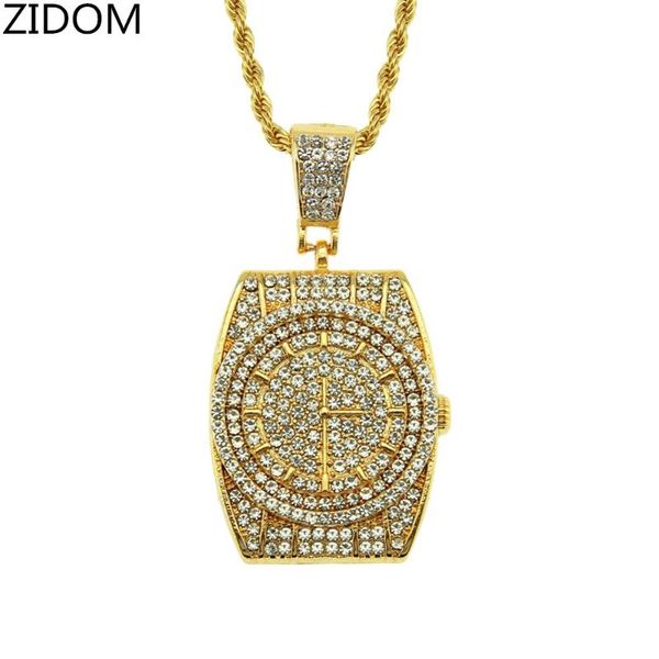 pendant necklaces men hip hop iced out bling dial watch pave setting rhinestone male fashion charm necklace hiphop jewelry gifts, Silver
pendant necklaces men hip hop iced out bling dial watch pave setting rhinestone male fashion charm necklace hiphop jewelry gifts, Silver
