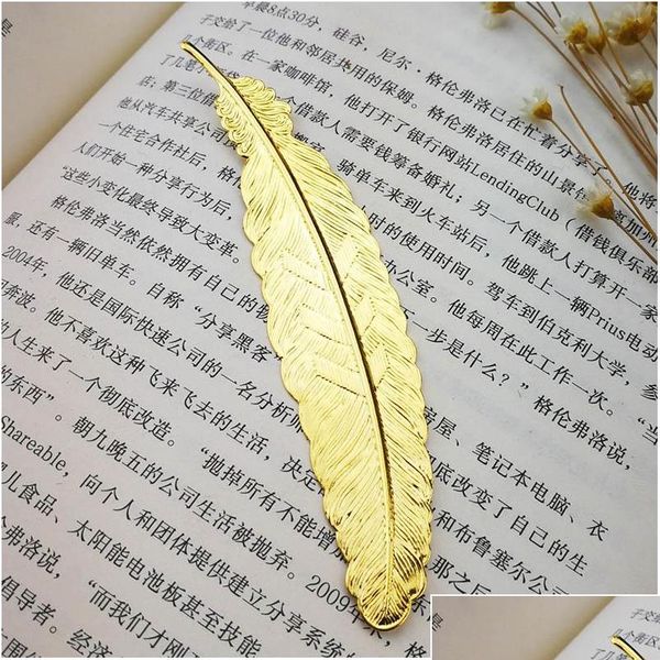 fashion metal feather bookmark 7 colors document book mark label golden silver rose gold bookmark office sc jllclj soif
fashion metal feather bookmark 7 colors document book mark label golden silver rose gold bookmark office sc jllclj soif