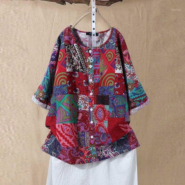 zanzea vintage floral printed women 3/4 sleeve summer blouse loose casual shirt plus size chemise femme robe blusas chemise1, White
zanzea vintage floral printed women 3/4 sleeve summer blouse loose casual shirt plus size chemise femme robe blusas chemise1, White