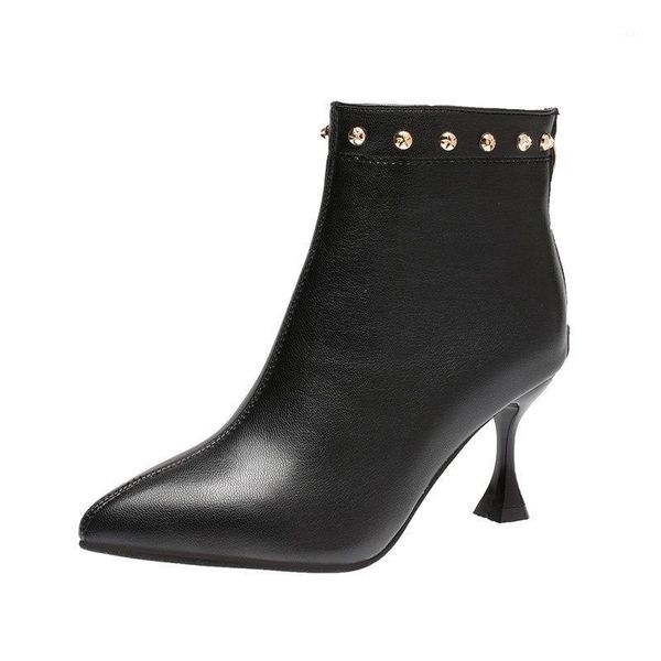 thin high heels short ankle boot women shoes autumn winter pointed toe suede leather fashion pumps booties1, Black
thin high heels short ankle boot women shoes autumn winter pointed toe suede leather fashion pumps booties1, Black