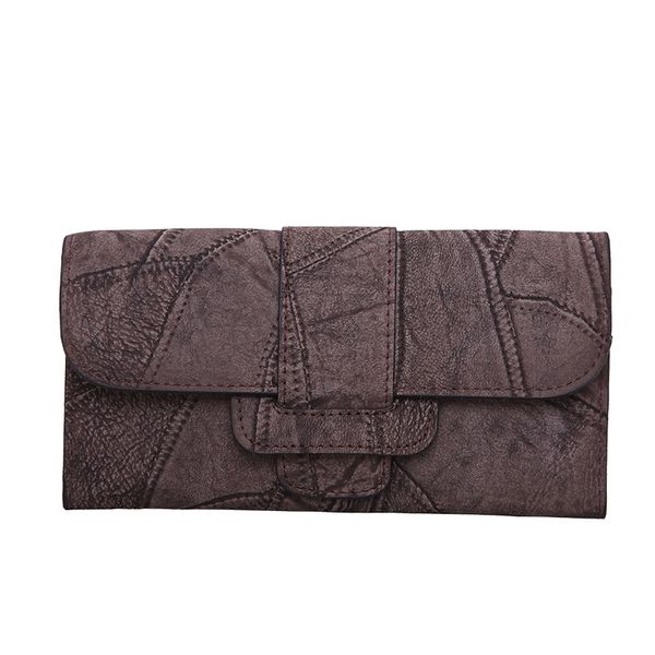 women's long 3 fold clutch bag new fashion retro frosted pu leather wallet mother-and-child wallet, Red;black
women's long 3 fold clutch bag new fashion retro frosted pu leather wallet mother-and-child wallet, Red;black