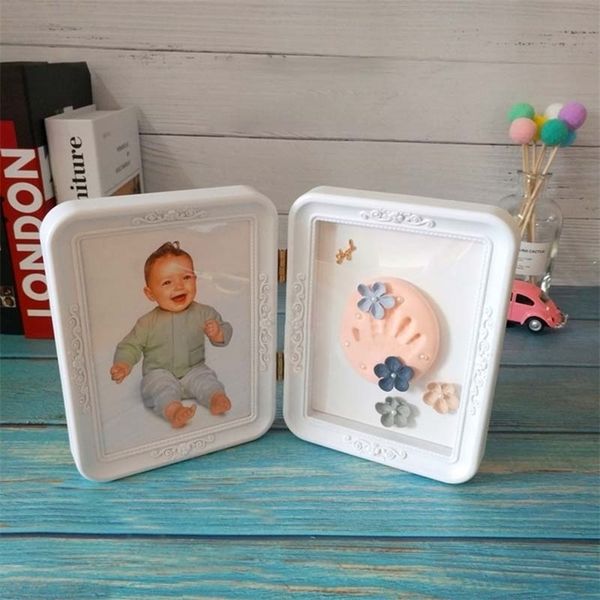 newborn baby hand and foot print mud p frame baby souvenirs footprint keepsake present hand casting kit growth memorial lj201215
newborn baby hand and foot print mud p frame baby souvenirs footprint keepsake present hand casting kit growth memorial lj201215