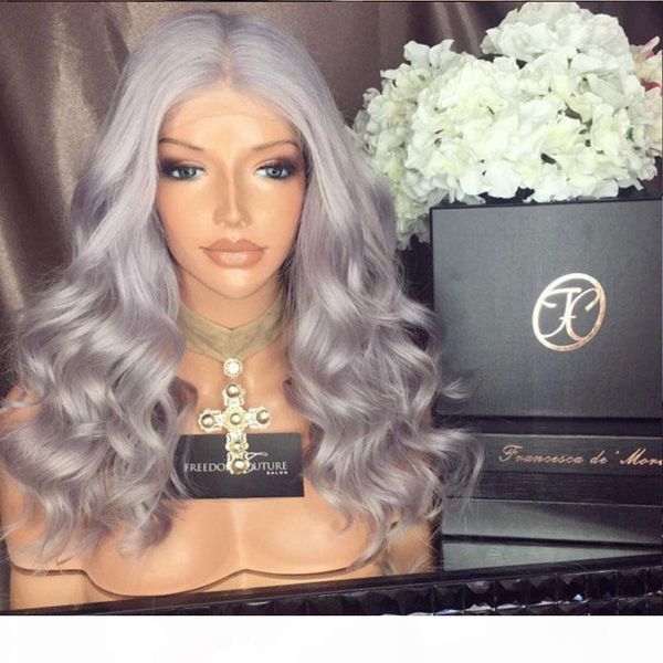 gray color human hair lace front wigs with baby hair body wave remy hair 130 density pre plucked lace frontal wigs for women, Black;brown
gray color human hair lace front wigs with baby hair body wave remy hair 130 density pre plucked lace frontal wigs for women, Black;brown