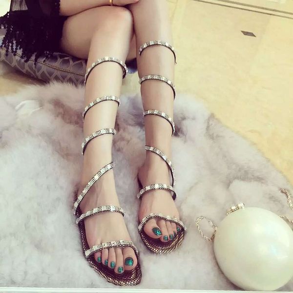 summer fashion flat open girdle toe of foot sandals female gladiator boots ladies party shoes 25lr, Black
summer fashion flat open girdle toe of foot sandals female gladiator boots ladies party shoes 25lr, Black