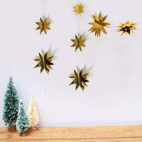 christmas decorations 6pcs/set mirror stereo gold paper star decoration tree pendant year navidad1
christmas decorations 6pcs/set mirror stereo gold paper star decoration tree pendant year navidad1