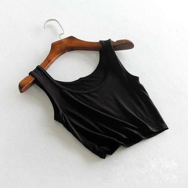 women summer slim short women sleeveless round collor crop tank cotton solid color crop vest tube top, White
women summer slim short women sleeveless round collor crop tank cotton solid color crop vest tube top, White