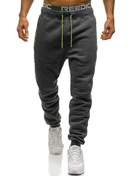 zogaa men's sportswear full elastic casual pants for men fitness tight pants sweatpants jogger pants drop shipping, Black 
zogaa men's sportswear full elastic casual pants for men fitness tight pants sweatpants jogger pants drop shipping, Black