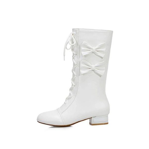 2021 новая сладкая круглая головка mid calf style bow-up bow-knot bowknot черная молния розовый нижний каблук толстые езда сапоги леди обувь, Black
2021 новая сладкая круглая головка mid calf style bow-up bow-knot bowknot черная молния розовый нижний каблук толстые езда сапоги леди обувь, Black
