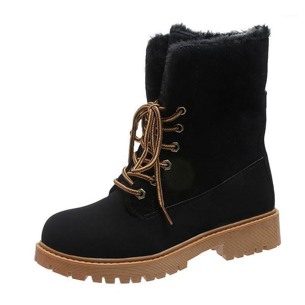 winter ankle cow-suede-leather boots fashion natural-fur warm boots lace-up comfortable snow women 2020 new1, Black
winter ankle cow-suede-leather boots fashion natural-fur warm boots lace-up comfortable snow women 2020 new1, Black