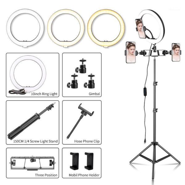 flash heads 10inch/26cm led selfie ring light with tripod dimmable lamp pography phone holderfor makeup professional light1
flash heads 10inch/26cm led selfie ring light with tripod dimmable lamp pography phone holderfor makeup professional light1