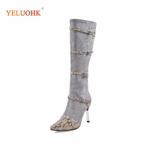 boots women knee high genuine leather female winter shoes snake style ladies party heel 34-45 plus size1, Black
boots women knee high genuine leather female winter shoes snake style ladies party heel 34-45 plus size1, Black