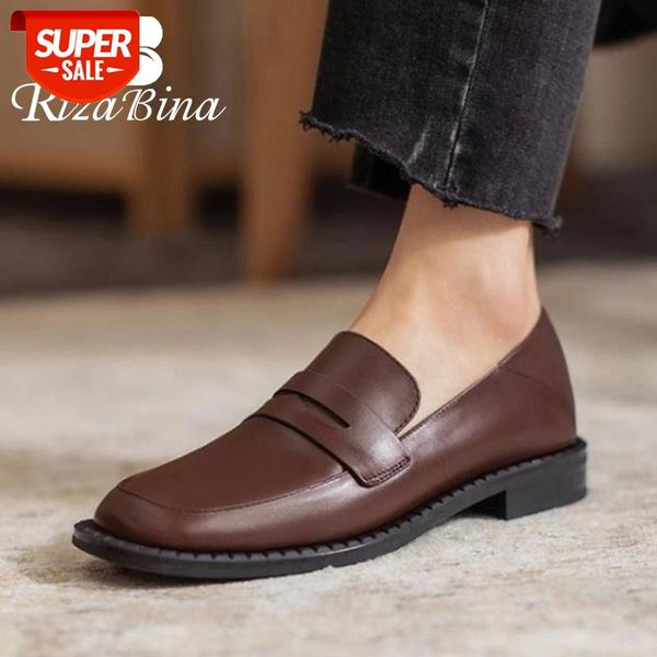 rizabina size 34-43 women real leather flats shoes fashion low heel square toe shoes women's casual loafers heels footwear #o271
rizabina size 34-43 women real leather flats shoes fashion low heel square toe shoes women's casual loafers heels footwear #o271