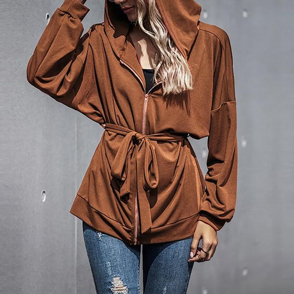 женщины hoodie jackets повседневная длинная рукава высокая талия улица осеннее покрытие на молнии верхняя одежда w234, Black;brown
женщины hoodie jackets повседневная длинная рукава высокая талия улица осеннее покрытие на молнии верхняя одежда w234, Black;brown