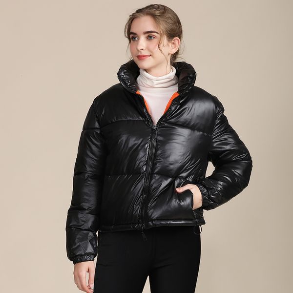 womens winter shiny jacket casual plus size short jacket down cotton padded coat loose solid color plus size women's clothing, Black
womens winter shiny jacket casual plus size short jacket down cotton padded coat loose solid color plus size women's clothing, Black