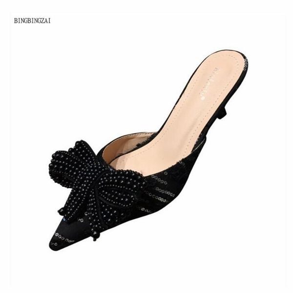 2021 new pearl rhinestone ladies sandals women's single shoes sandals and slippers 5cm high heels 4- 8, Black
2021 new pearl rhinestone ladies sandals women's single shoes sandals and slippers 5cm high heels 4- 8, Black